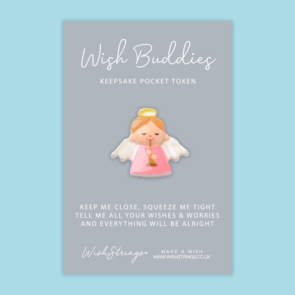Angel - WishBuddies - Pocket Hug Token (WB013)
