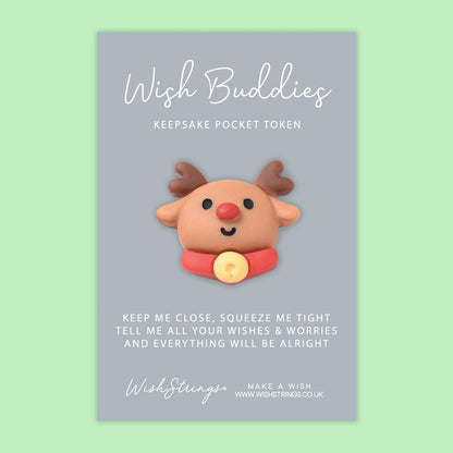 Rudolph - WishBuddies - Pocket Hug Token (WB019)