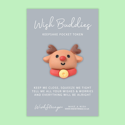 Rudolph - WishBuddies - Pocket Hug Token (WB019)