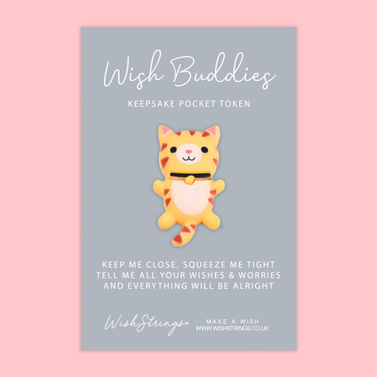 Cat - WishBuddies - Pocket Hug Token (WB020)