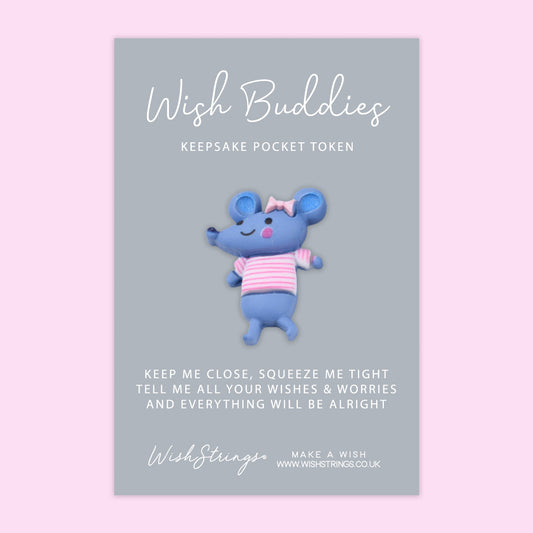 Mouse - WishBuddies - Pocket Hug Token (WB024)