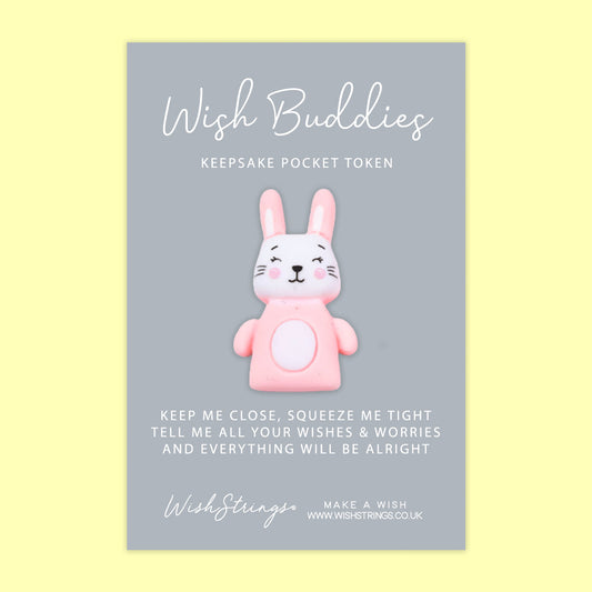 Bunny - WishBuddies - Pocket Hug Token (WB025)