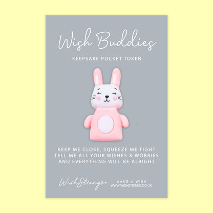 Bunny - WishBuddies - Pocket Hug Token (WB025)