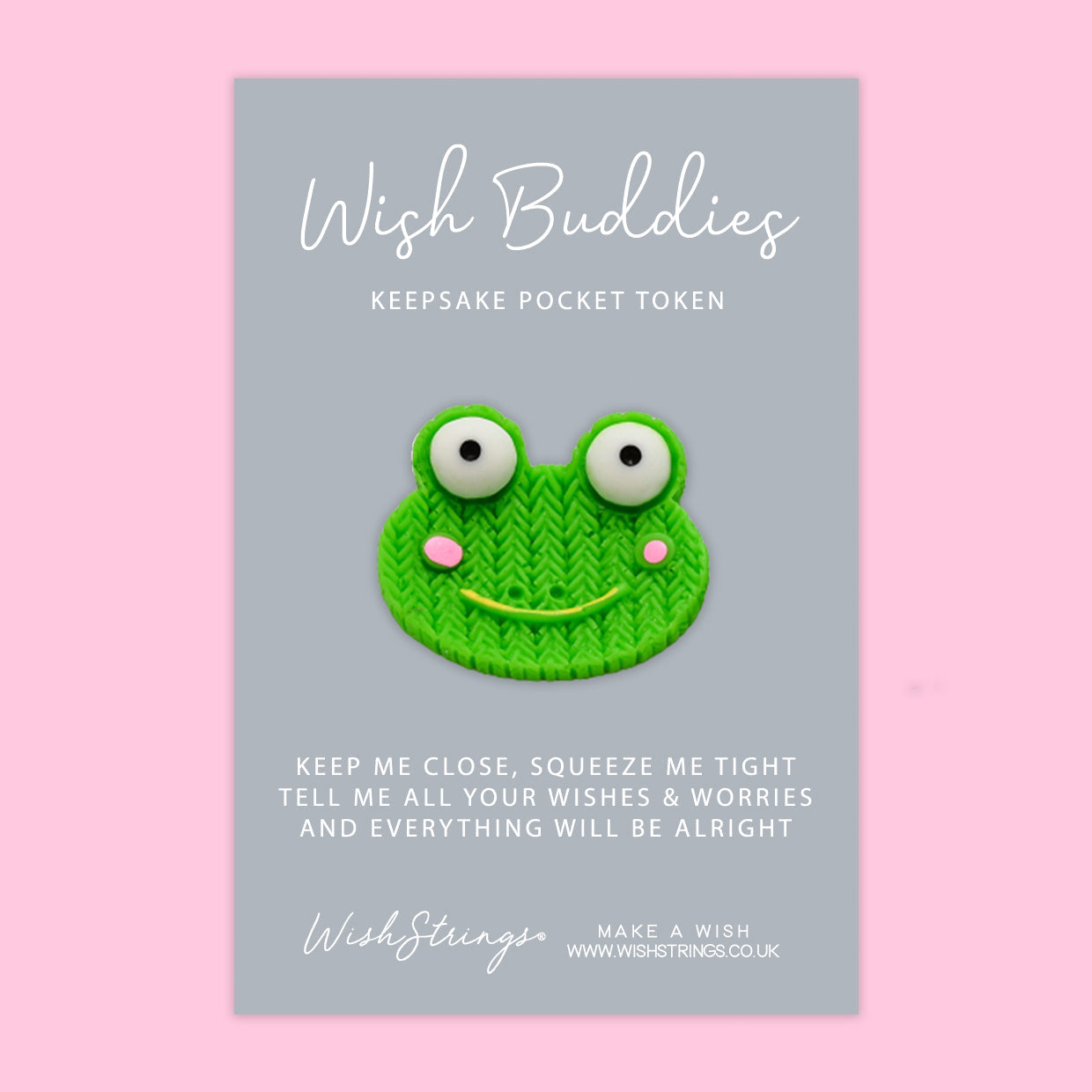 Frog - WishBuddies - Pocket Hug Token (WB029)