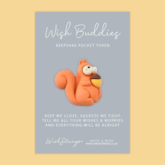 Squirrel - WishBuddies - Pocket Hug Token (WB030)