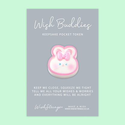 Bunny - WishBuddies - Pocket Hug Token (WB031)