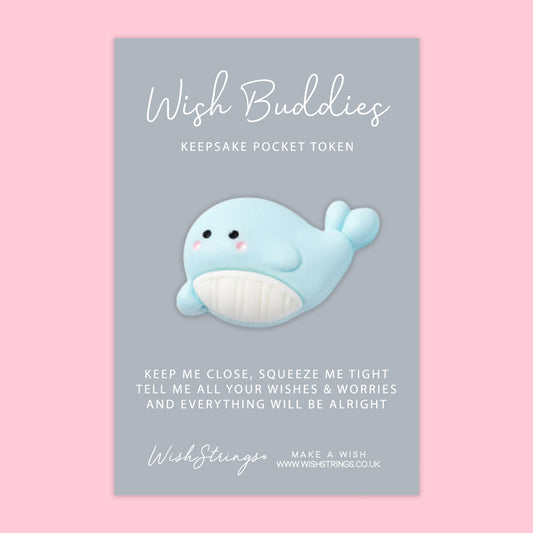 Whale - WishBuddies - Pocket Hug Token (WB040)