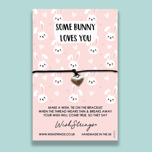 Some Bunny Loves You - WishStrings Wish Bracelet