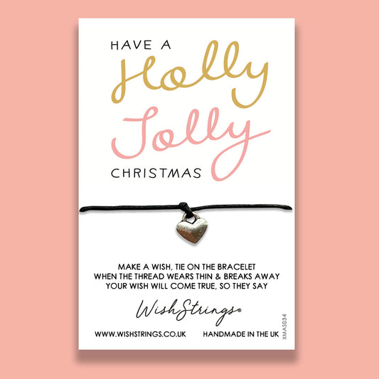 Holly Jolly Christmas - WishStrings Wish Bracelet