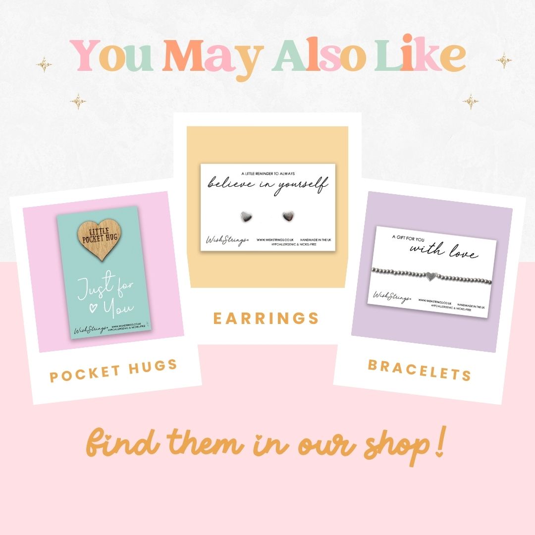 WishStrings ‘Always in My Thoughts’ Wish Bracelet | Thoughtful Gift for Sympathy or Support | Handmade Keepsake Token | Small Letterbox Sentiment