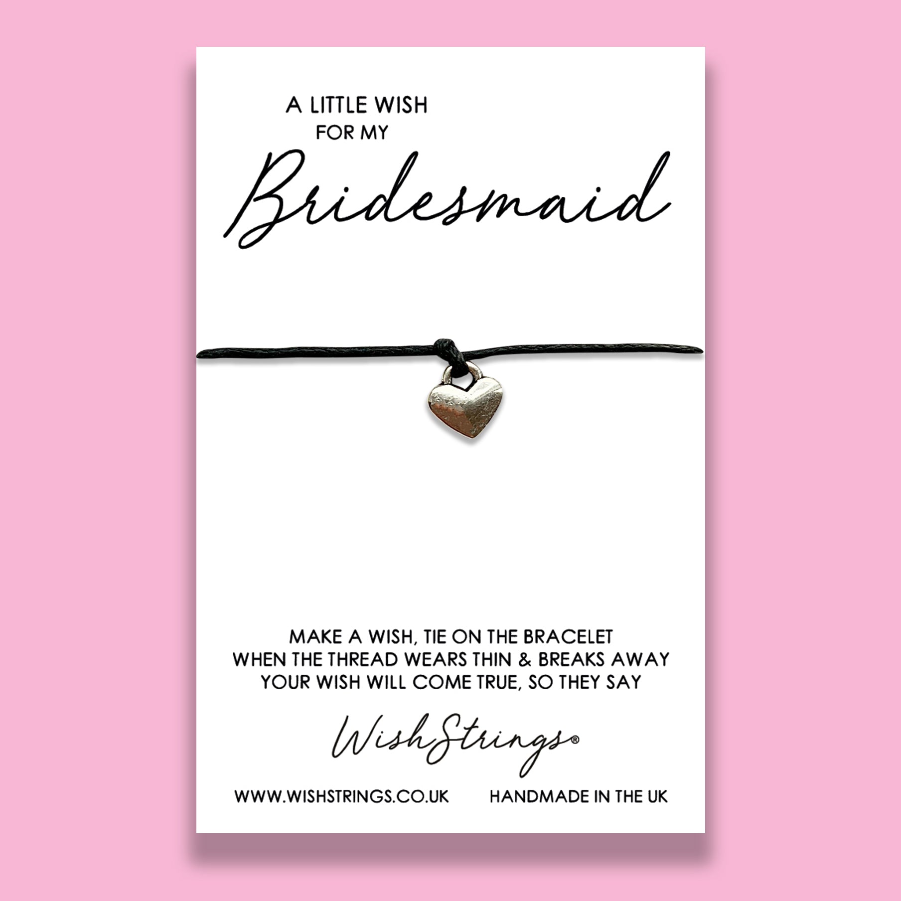 Bridesmaid wish deals bracelet