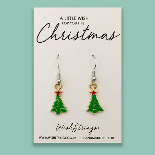 CHRISTMAS TREE EARRINGS - WishStrings