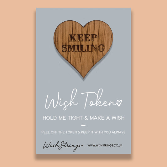 Keep Smiling - Wish Token - Keepsake Token
