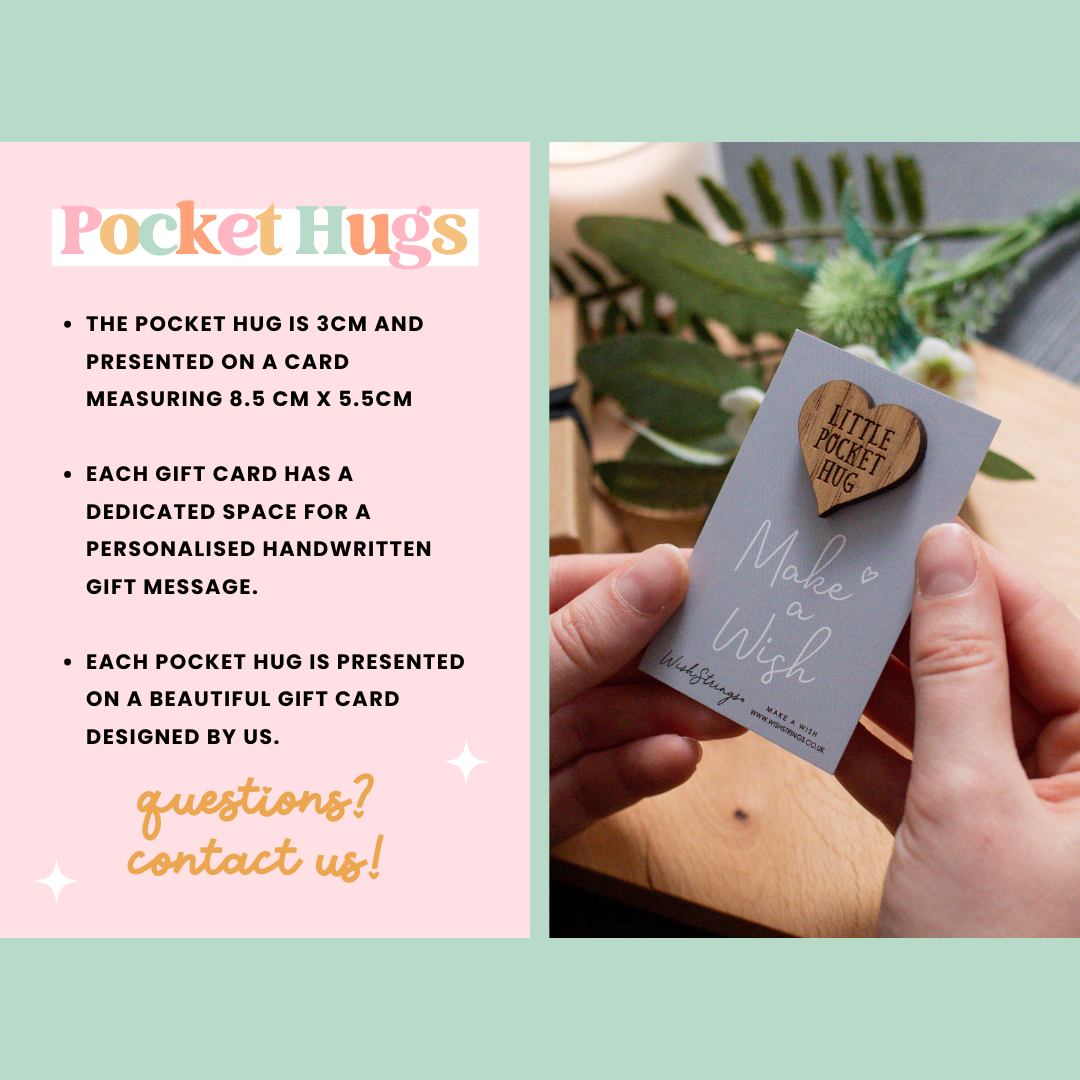 Thinking of you this Christmas - Pocket Hug - Keepsake Token