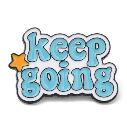 Keep Going - Wish Pins - Enamel Pin Badge (EWP013)