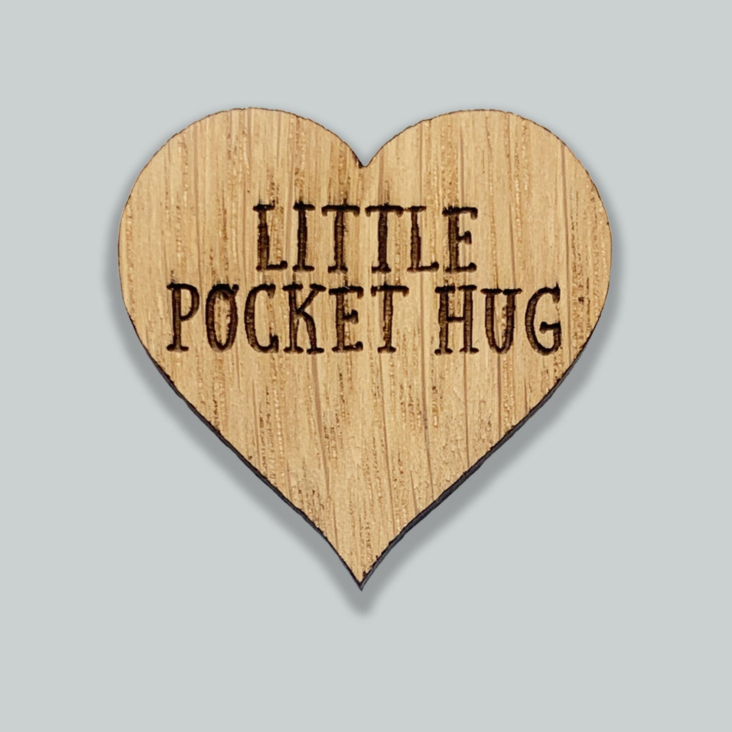 SALE - DAUGHTER - Oak Pocket Hug Token | S060-PH