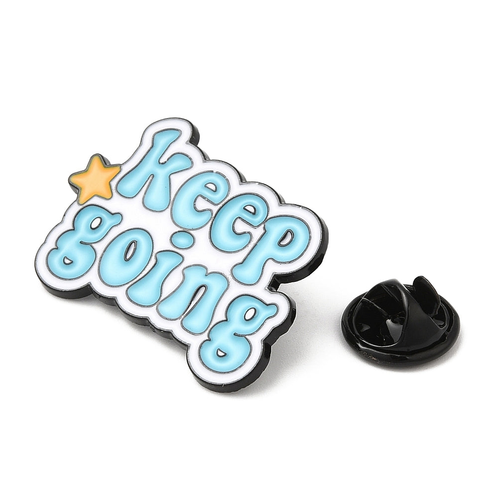 Keep Going - Wish Pins - Enamel Pin Badge (EWP013)