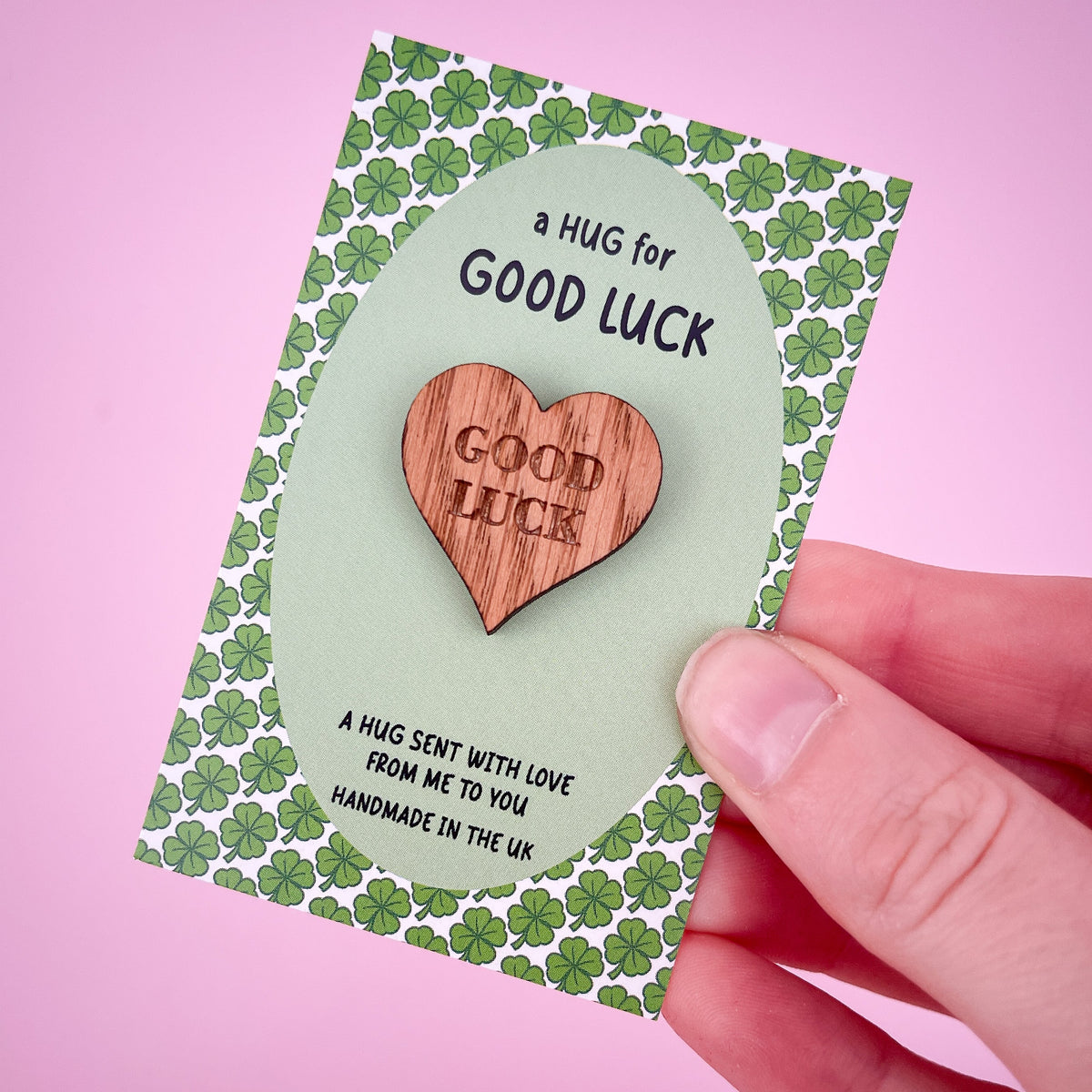 SALE - Good Luck - Pocket Hug Token - SW044