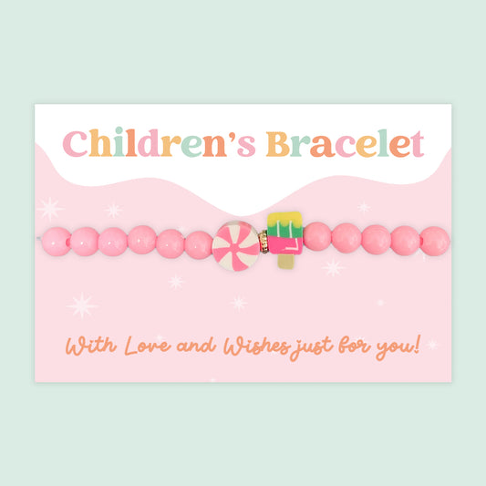 Sweet Charms - Children's Beaded Bracelet (CB007)