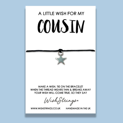 SALE - LittleWish COUSIN - WishStrings Wish Bracelet - S177★