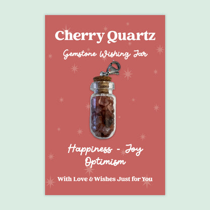 Gemstone Jar Collection – Crystal Chip Jars | Mini Healing Crystal Gifts | Positivity & Wellbeing Keepsakes