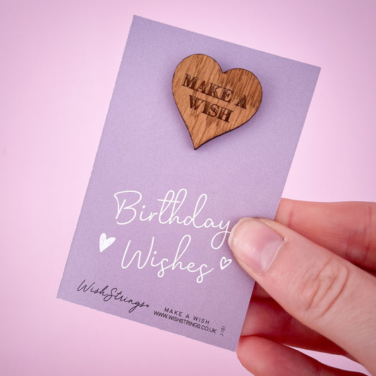 SALE - Birthday Wishes - Pocket Hug Token - SW048