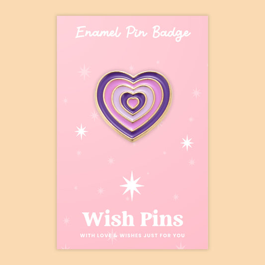 Purple Heart - Wish Pins - Enamel Pin Badge (EWP005)