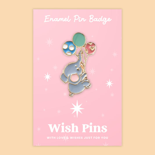 Elephant - Wish Pins - Enamel Pin Badge (EWP007)