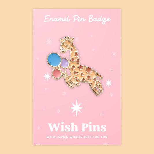 Giraffe - Wish Pins - Enamel Pin Badge (EWP009)