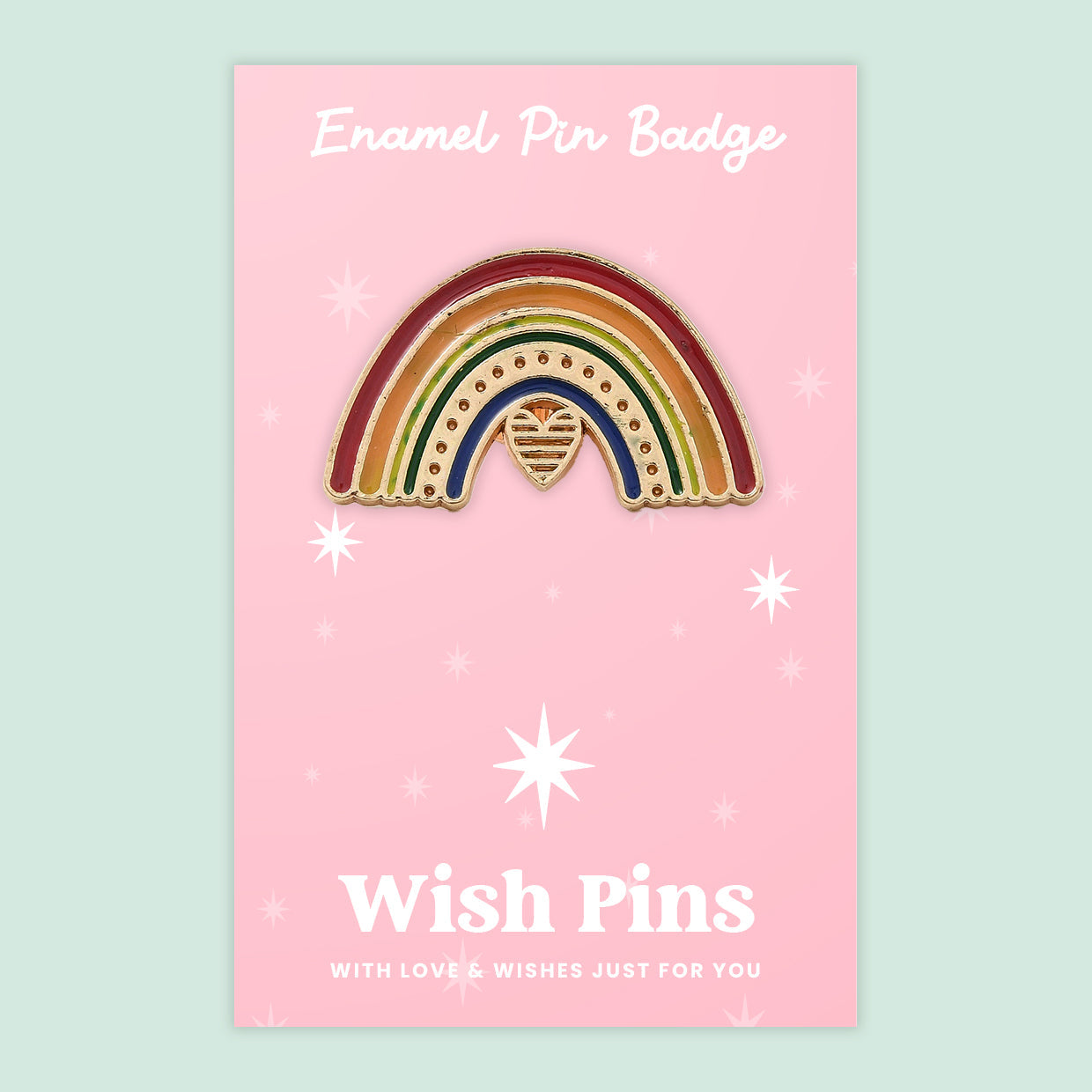 Rainbow - Wish Pins - Enamel Pin Badge (EWP018)