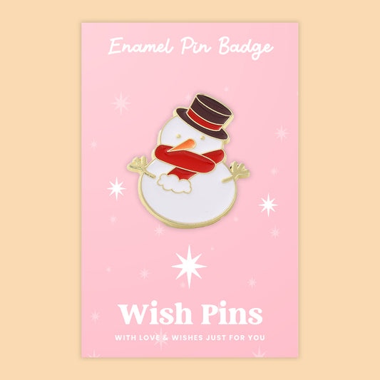 Snowman - Wish Pins - Enamel Pin Badge (EWP022)