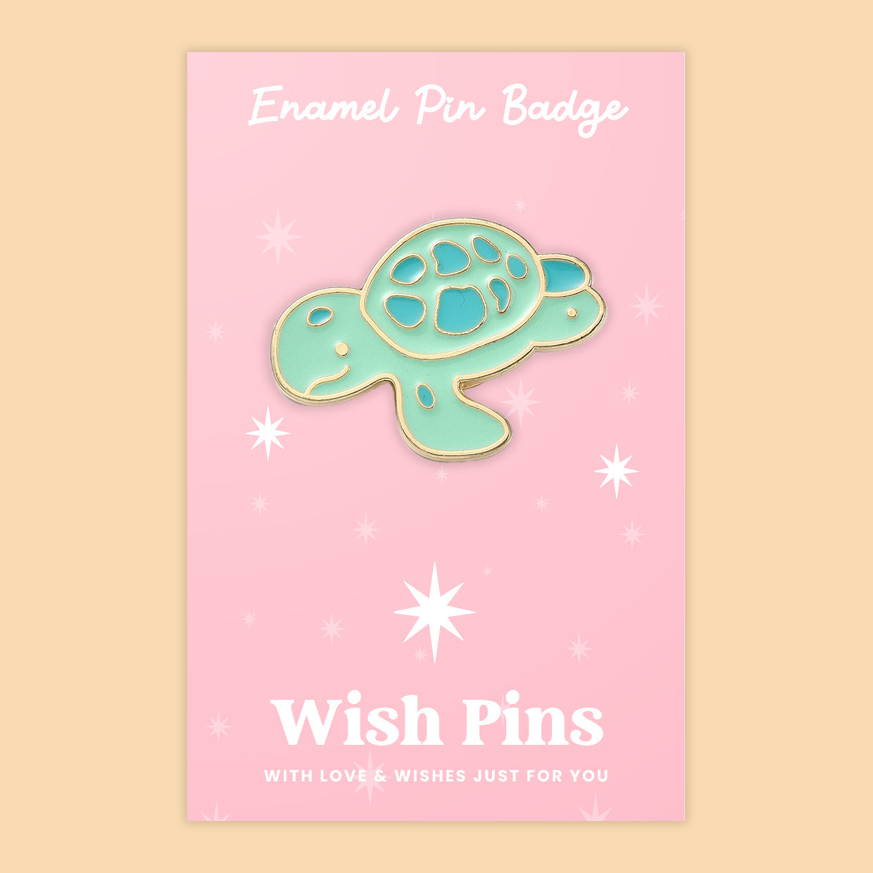 Turtle - Wish Pins - Enamel Pin Badge (EWP023)