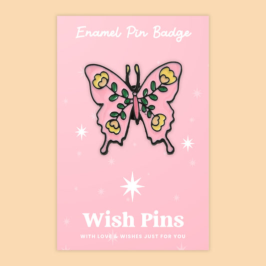 Butterfly - Wish Pins - Enamel Pin Badge (EWP026)