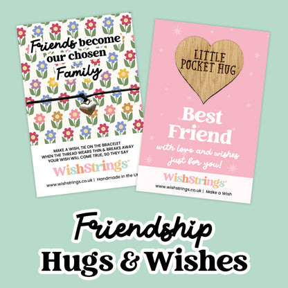 Friendship Collection – WishStrings & Pocket Hugs | Thoughtful Gifts for Friends | Handmade Friendship Keepsakes