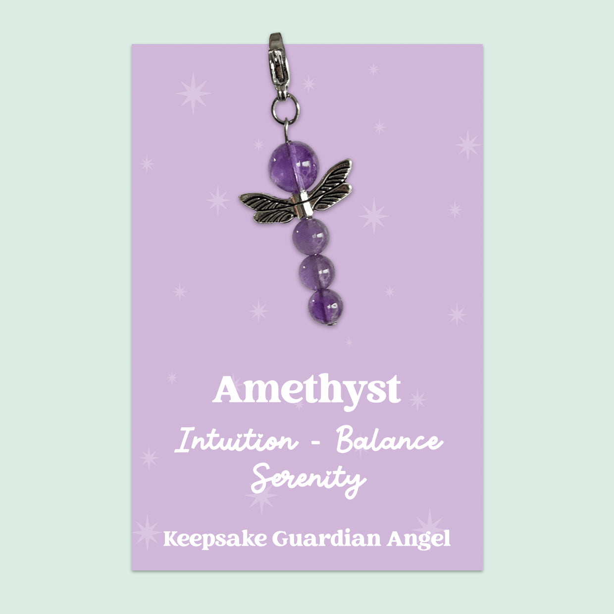 Gemstone Angel Collection – Crystal Angel Charms | Spiritual Healing Gifts | Comfort, Protection & Positivity