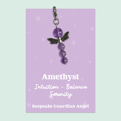 Gemstone Angel Collection – Crystal Angel Charms | Spiritual Healing Gifts | Comfort, Protection & Positivity