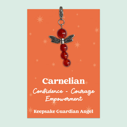 Gemstone Angel Collection – Crystal Angel Charms | Spiritual Healing Gifts | Comfort, Protection & Positivity