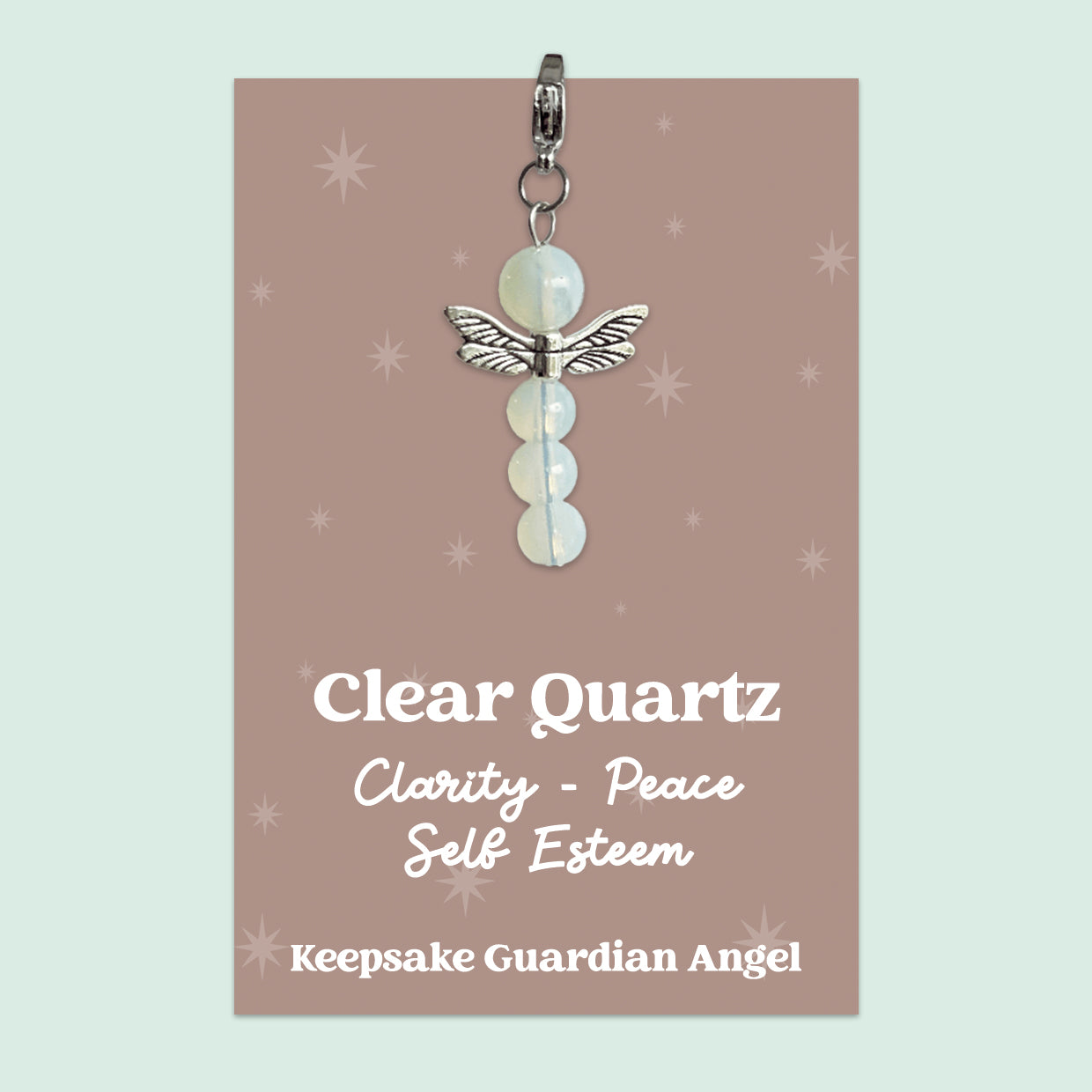Gemstone Angel Collection – Crystal Angel Charms | Spiritual Healing Gifts | Comfort, Protection & Positivity