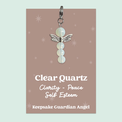 Gemstone Angel Collection – Crystal Angel Charms | Spiritual Healing Gifts | Comfort, Protection & Positivity