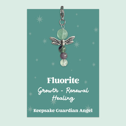 Gemstone Angel Collection – Crystal Angel Charms | Spiritual Healing Gifts | Comfort, Protection & Positivity