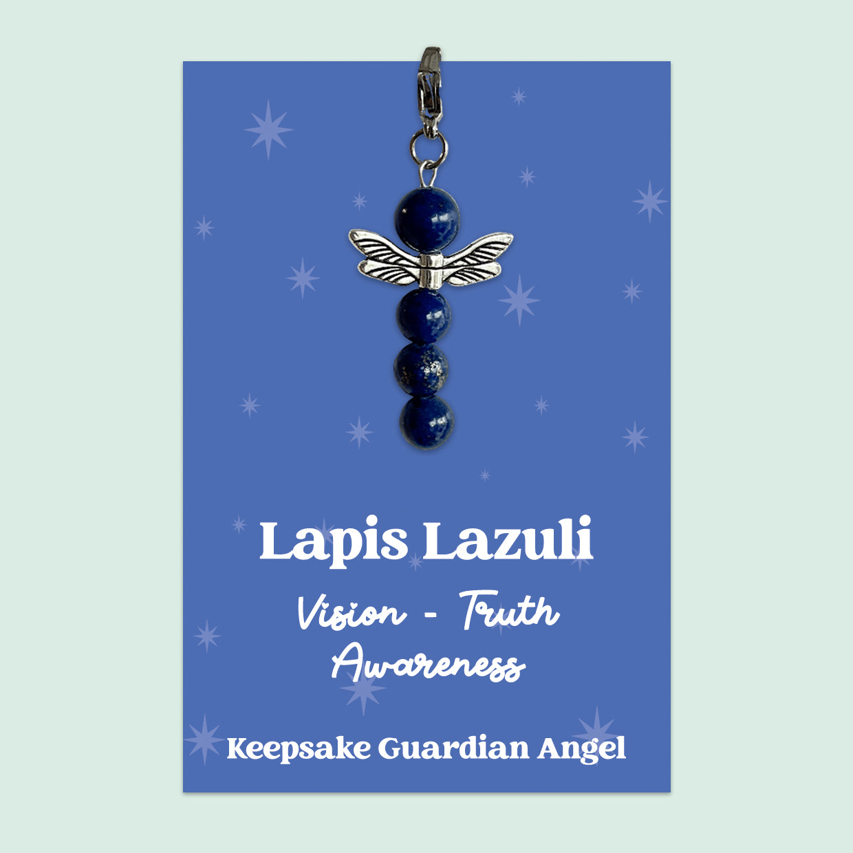 Gemstone Angel Collection – Crystal Angel Charms | Spiritual Healing Gifts | Comfort, Protection & Positivity
