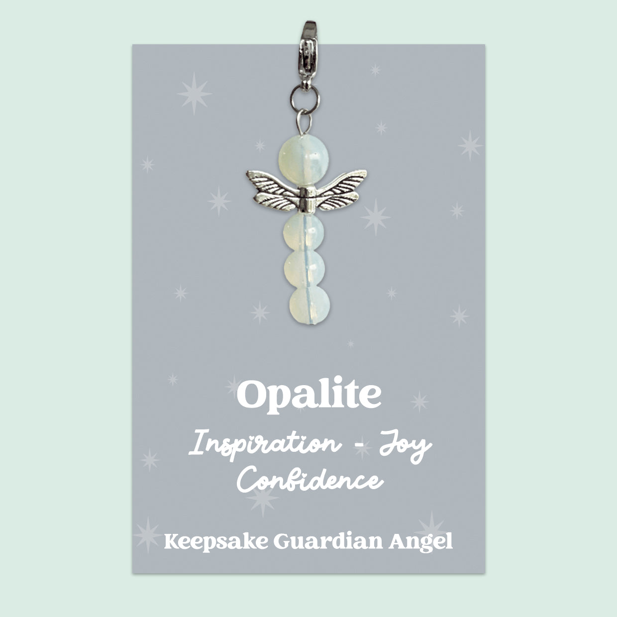 Gemstone Angel Collection – Crystal Angel Charms | Spiritual Healing Gifts | Comfort, Protection & Positivity