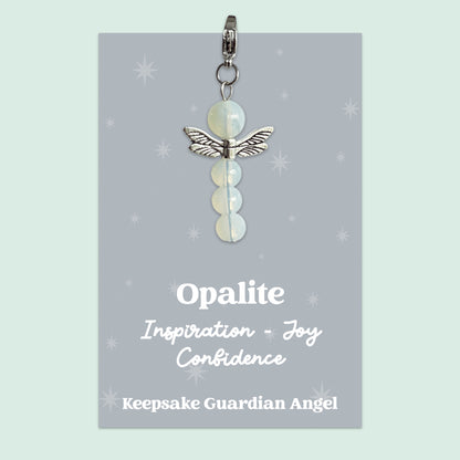 Gemstone Angel Collection – Crystal Angel Charms | Spiritual Healing Gifts | Comfort, Protection & Positivity