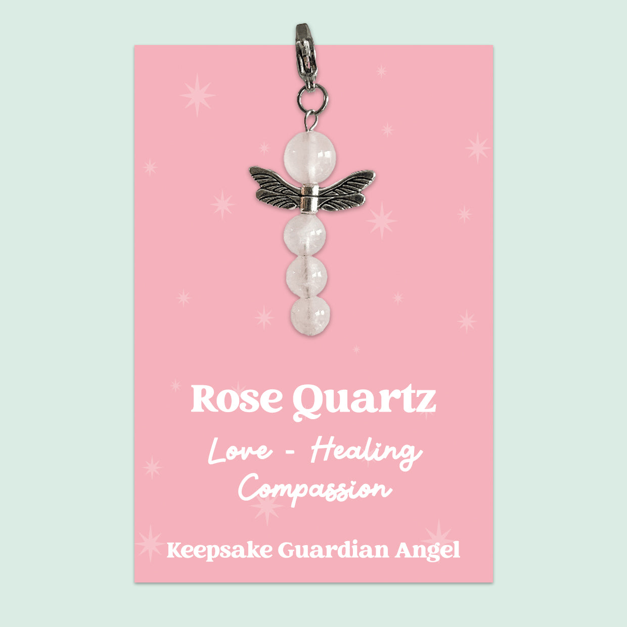 Gemstone Angel Collection – Crystal Angel Charms | Spiritual Healing Gifts | Comfort, Protection & Positivity