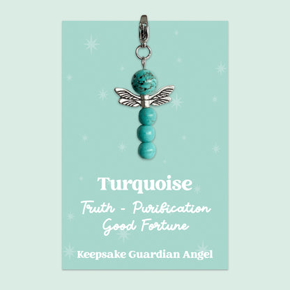 Gemstone Angel Collection – Crystal Angel Charms | Spiritual Healing Gifts | Comfort, Protection & Positivity