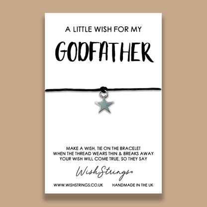SALE - LittleWish GODFATHER - WishStrings Wish Bracelet - S173★