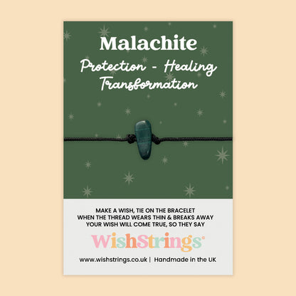 Gemstone WishString Bracelet Collection – Crystal Chip Wish Bracelets | Healing Stone Wishes | Handmade Wellbeing Gifts