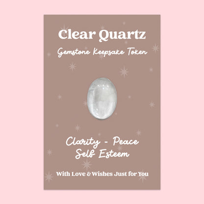 Gemstone Token Collection – Crystal Meaning Stones | Pocket Gemstone Gifts | Healing & Wellbeing Tokens