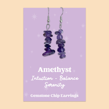 Gemstone Earring Collection – Natural Crystal Earrings | Healing Stone Jewellery | Wellbeing & Spiritual Gifts