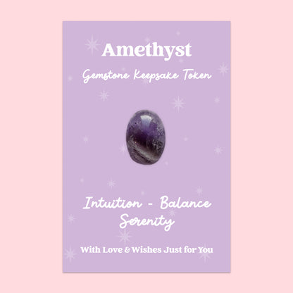 Gemstone Token Collection – Crystal Meaning Stones | Pocket Gemstone Gifts | Healing & Wellbeing Tokens